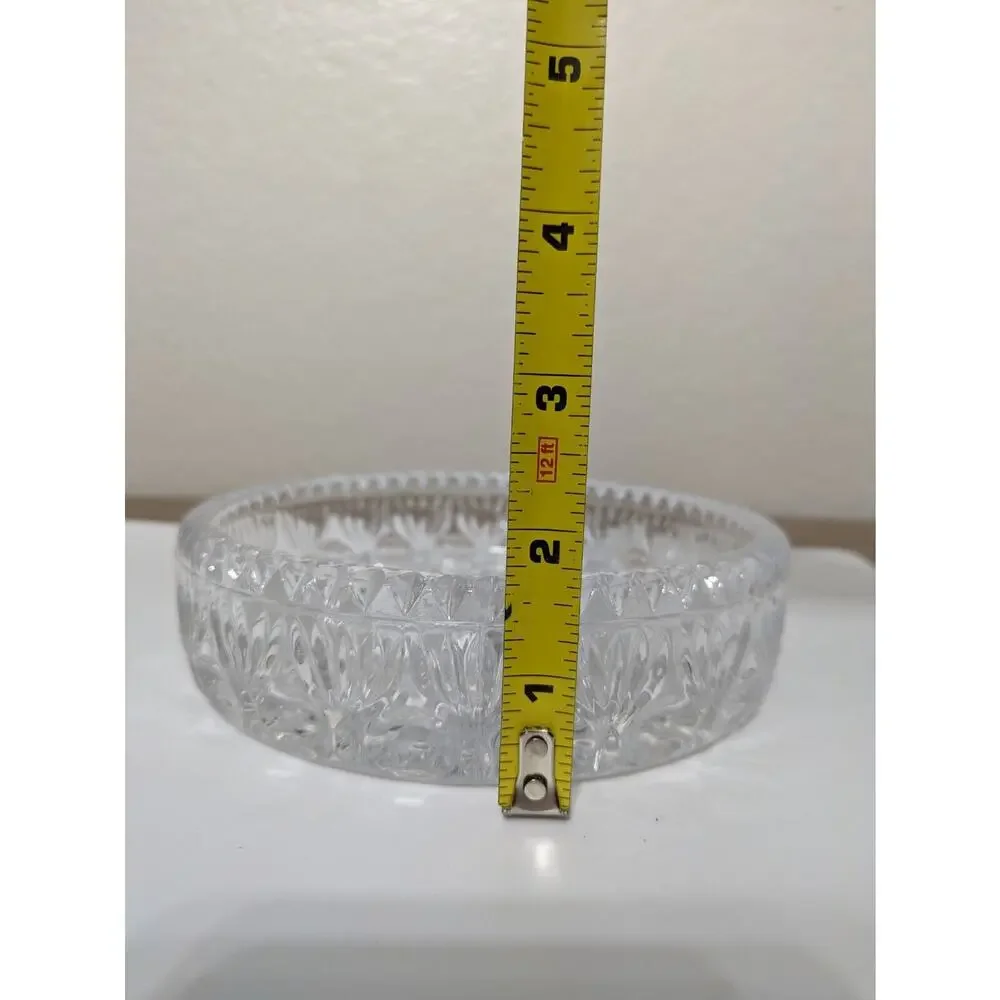 Crystal 3 Taper Candle Holder Fostoria for‎ Princess House